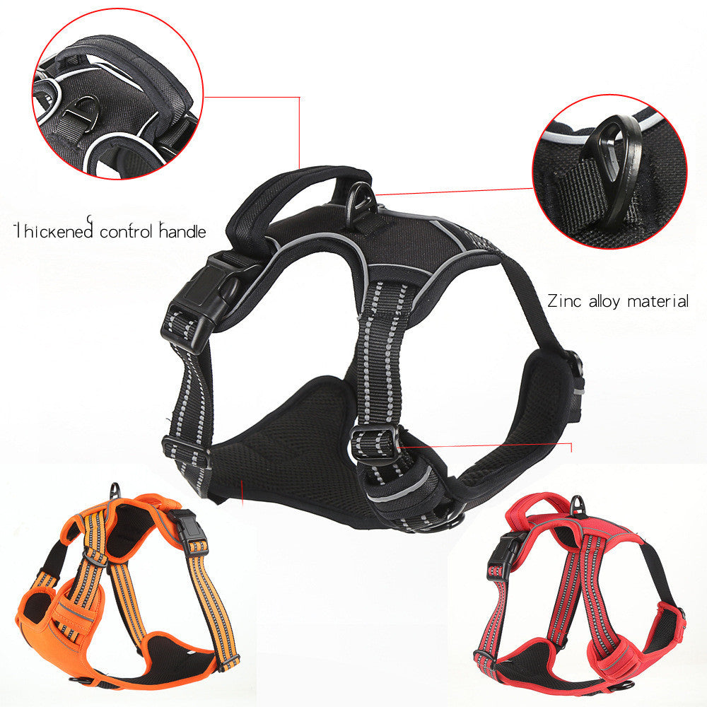 Dog Harness No Pull Breathable Reflective Pet Harness Vest - Waggloo