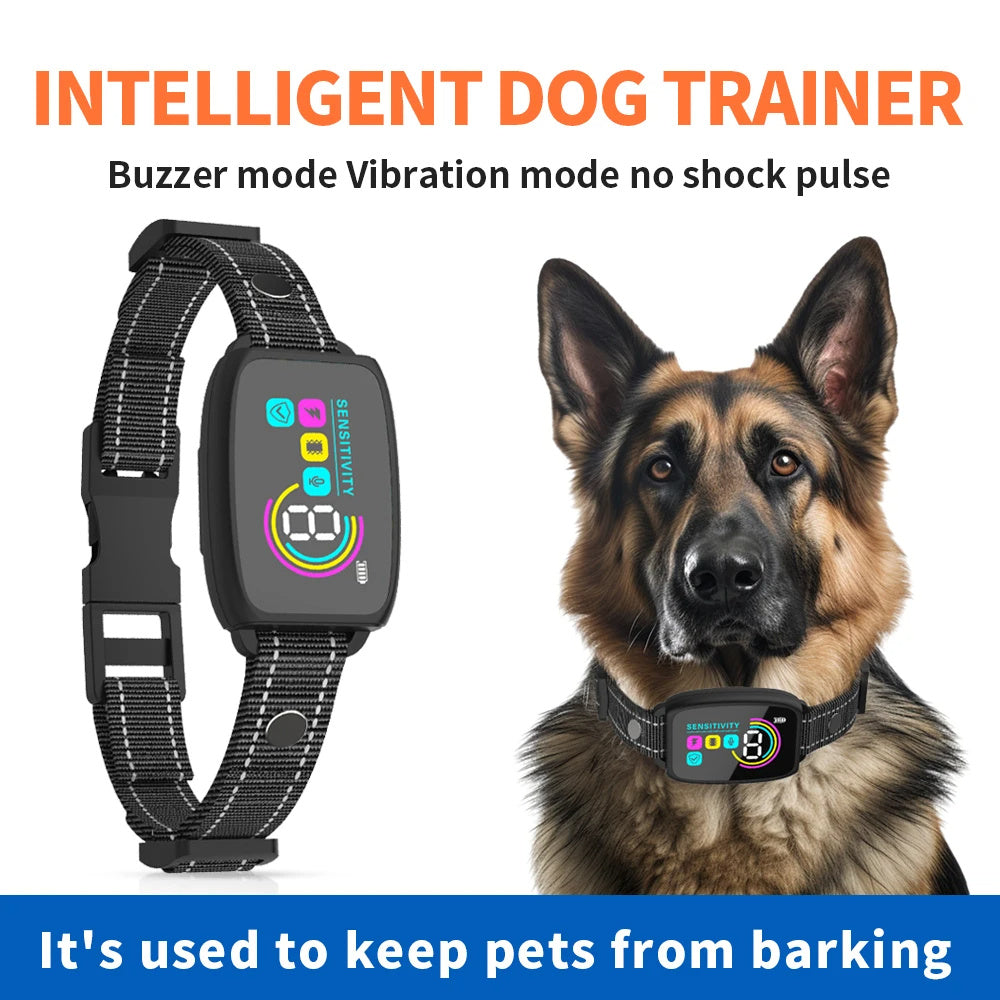 Smart Anti-Bark Dog Collar – Rechargeable & Waterproof - Waggloo