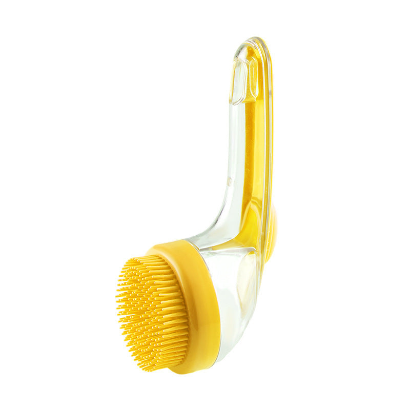 Pet Bath Brush for Dogs & Cats - Long Handle Grooming Shower & Cleaning Comb - Waggloo