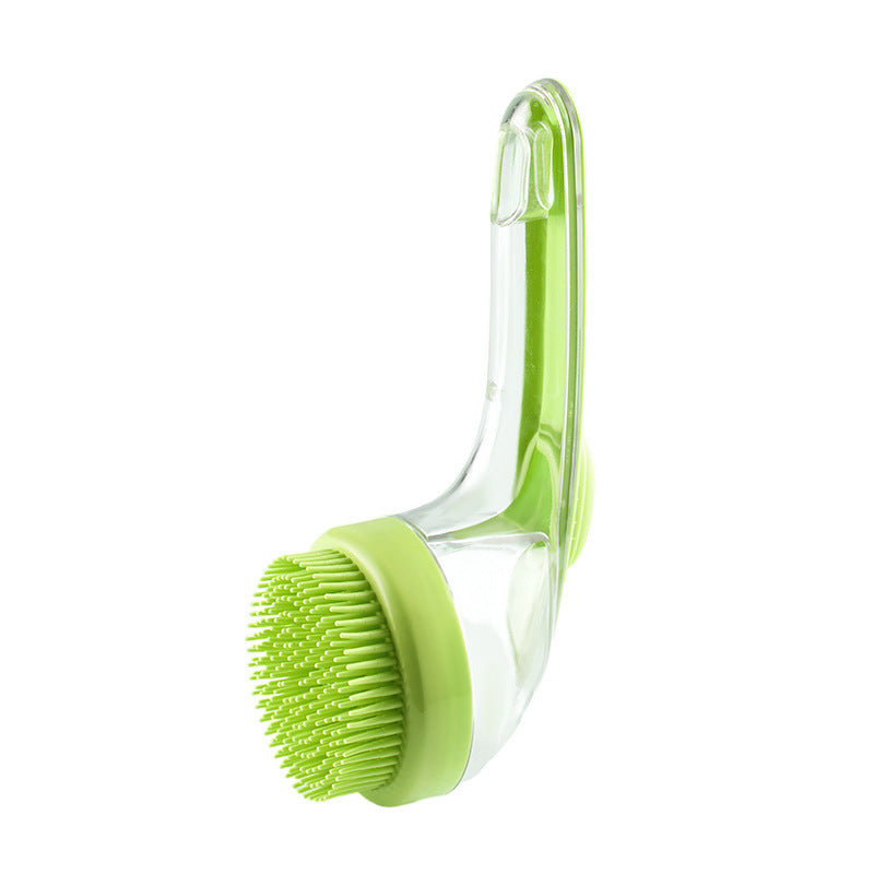 Pet Bath Brush for Dogs & Cats - Long Handle Grooming Shower & Cleaning Comb - Waggloo