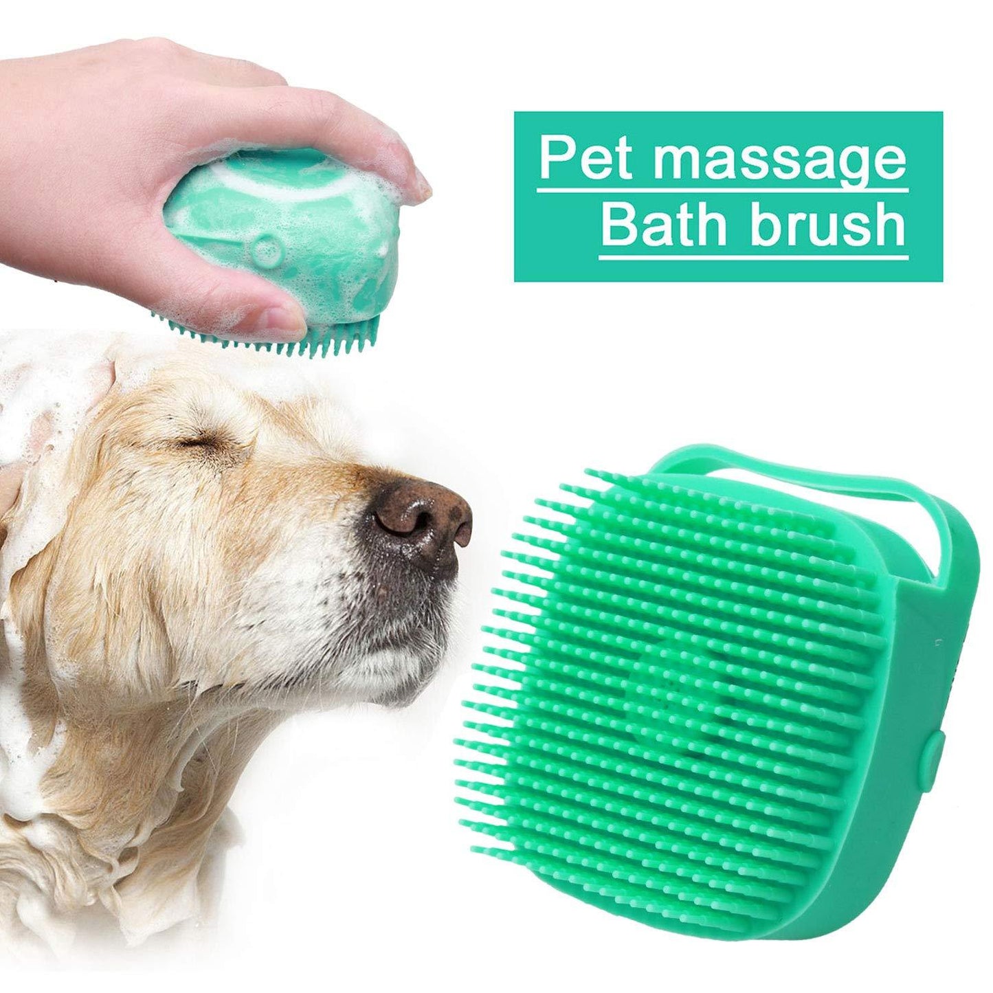 Silicone Pet Bath & Massage Brush - Waggloo