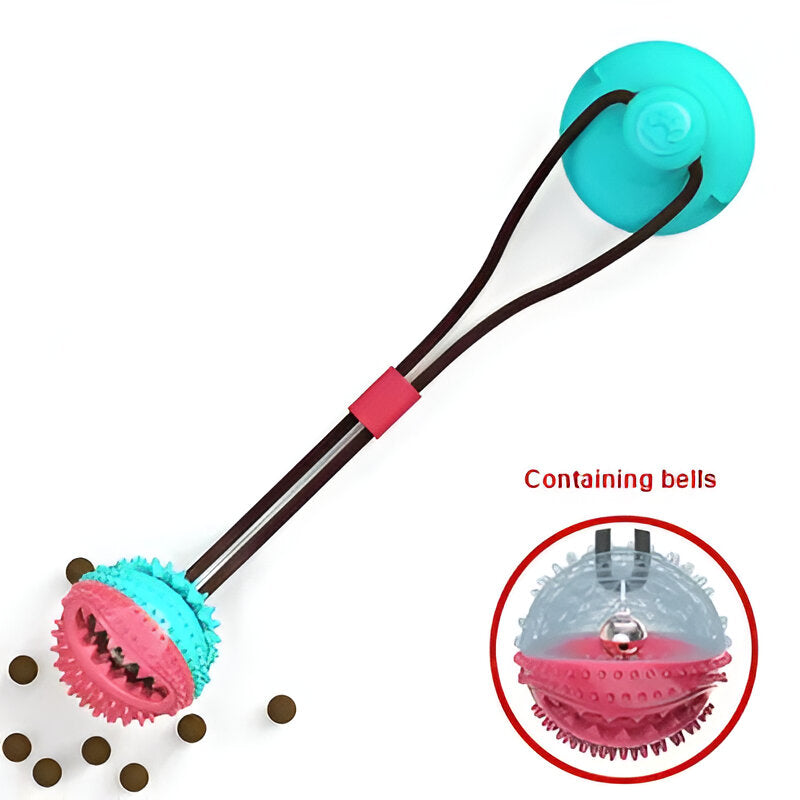Suction Cup Dog Toy for Tug Chew and Teeth Cleaning - Waggloo