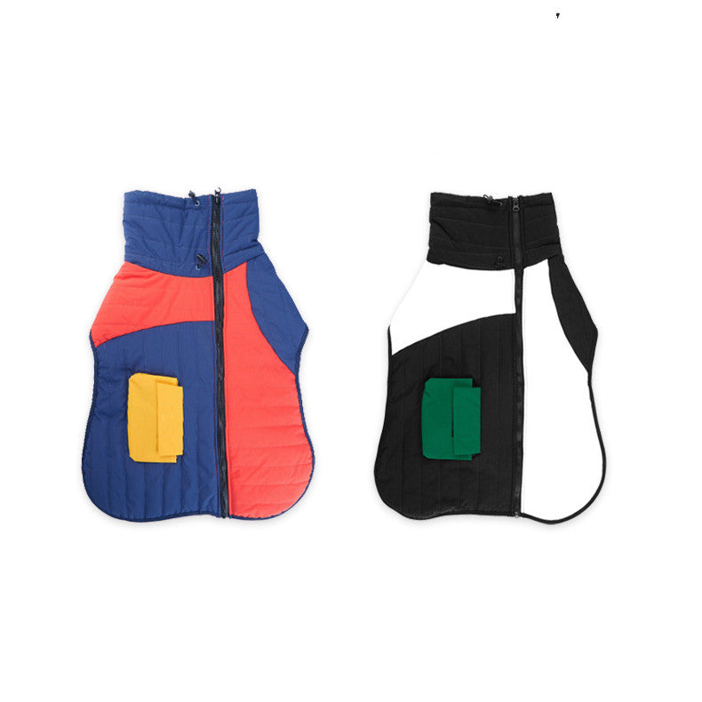 Pet Dog Clothes Winter Thickened Warm Dog Padded Winter Coat - Waggloo