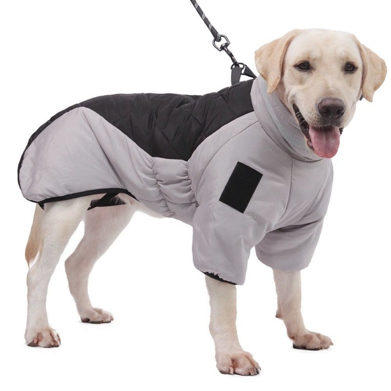 New Winter Dog Coat Waterproof Pet Clothes For Medum Large Dogs Warm Thicken Dog Vest Custome Labrador Jacket - Waggloo