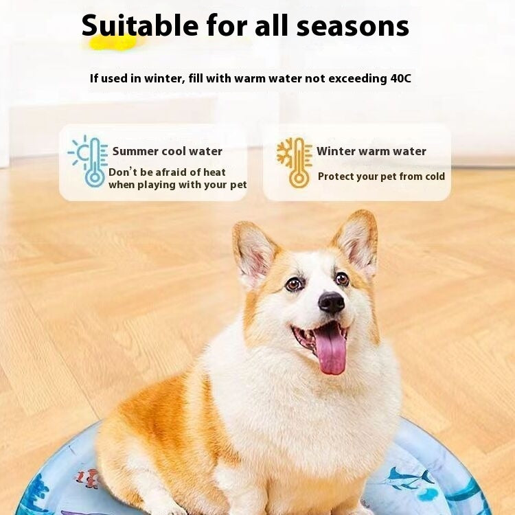 Pet Cooling Ice Mat Water Bed Cushion for Dogs, Cats & Small Pets - Waggloo
