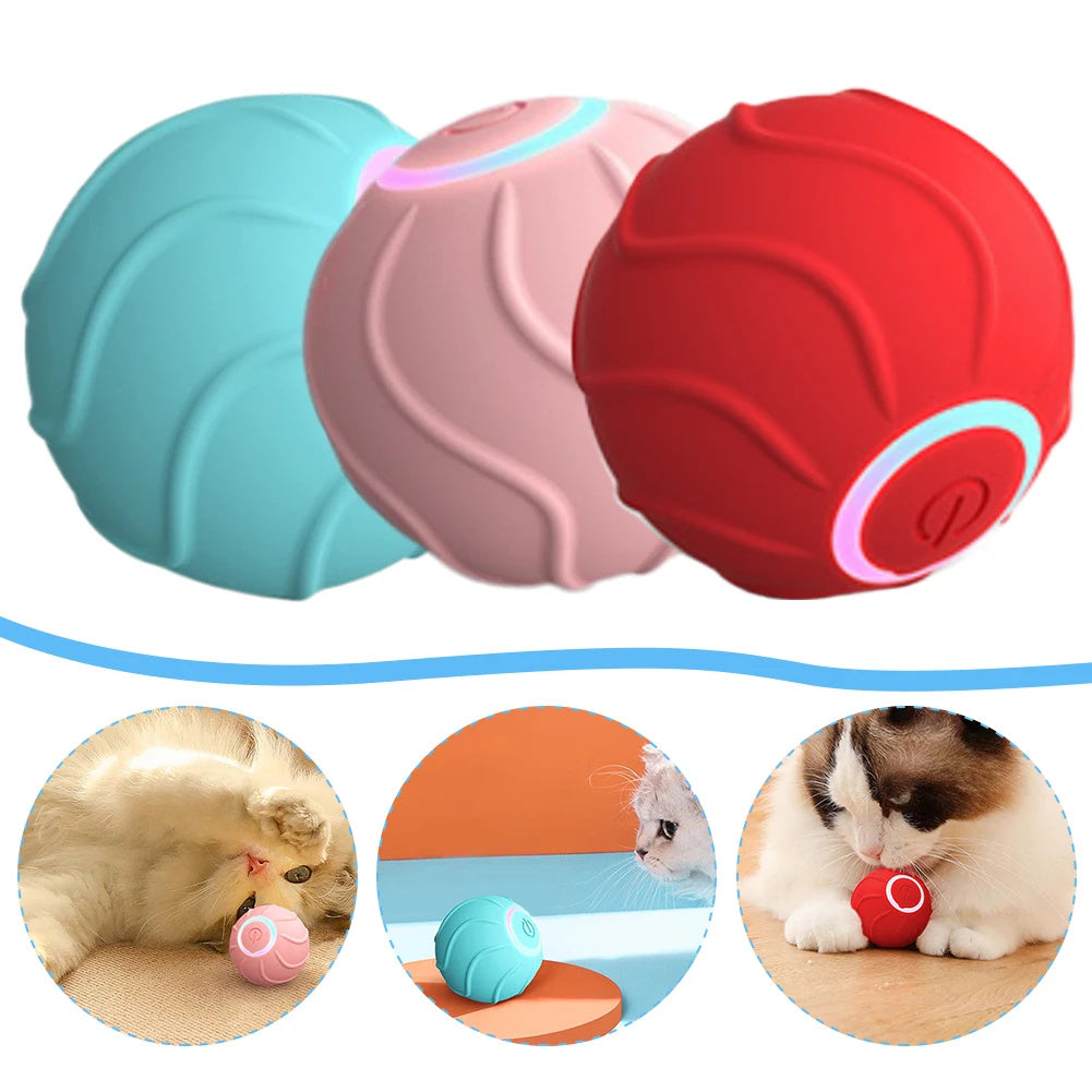 Smart Cat Toy – Rolling Jumping Ball - Waggloo