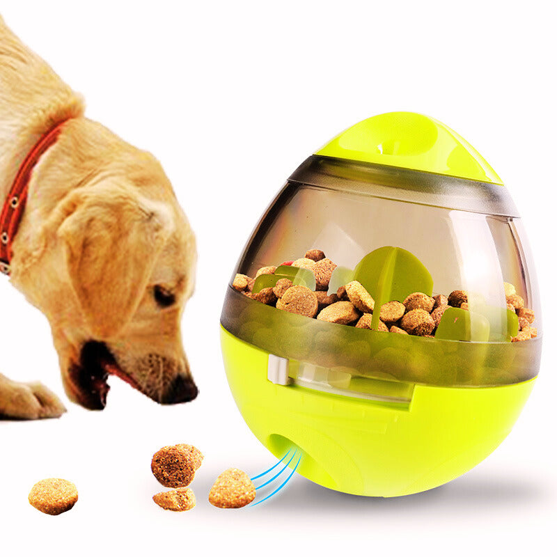 Interactive Pet Food Dispenser Toy Slow Feeder Ball - Waggloo