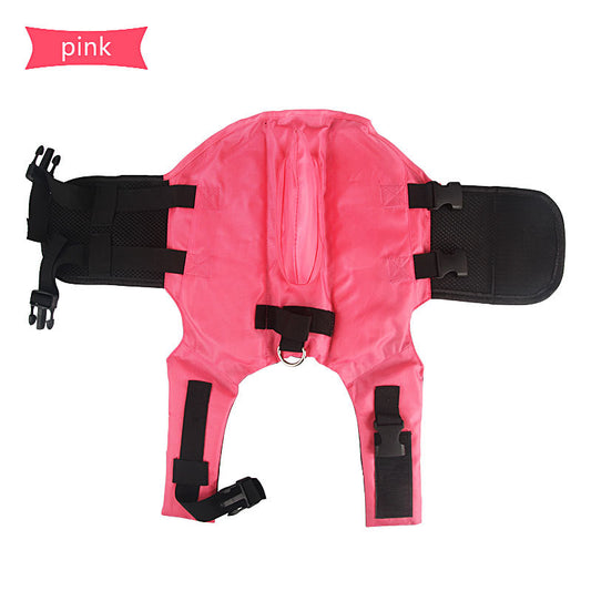 Dog Life Vest Shark Design – Summer Pet Life Jacket - Waggloo