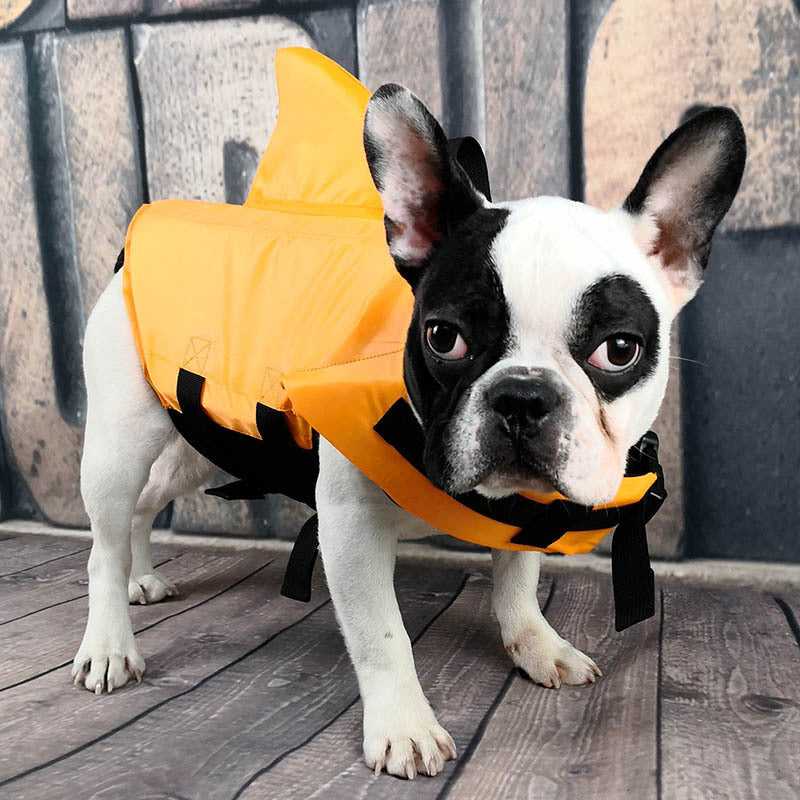 Dog Life Vest Shark Design – Summer Pet Life Jacket - Waggloo