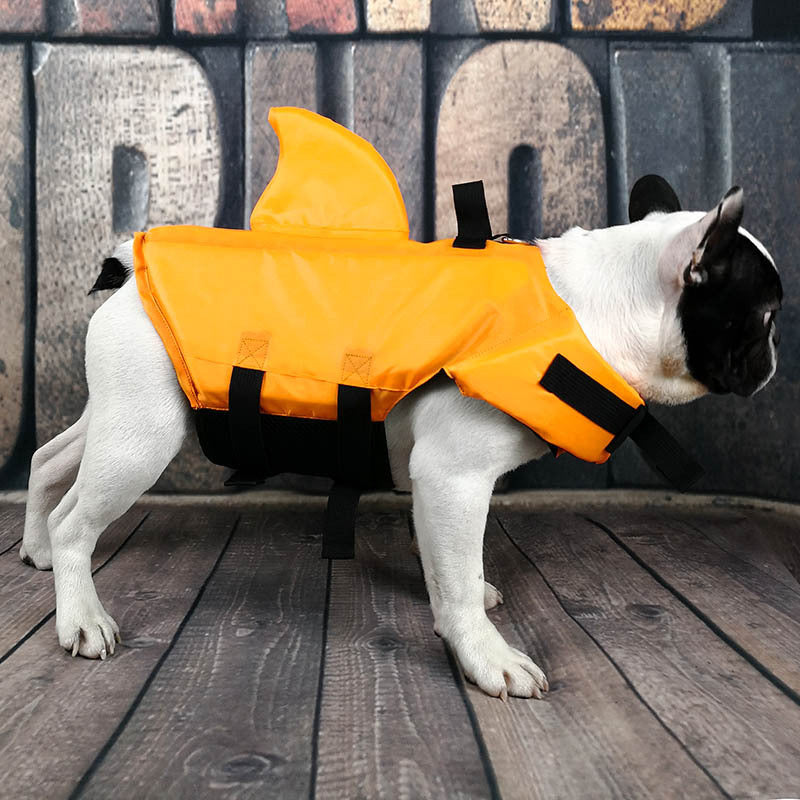 Dog Life Vest Shark Design – Summer Pet Life Jacket - Waggloo