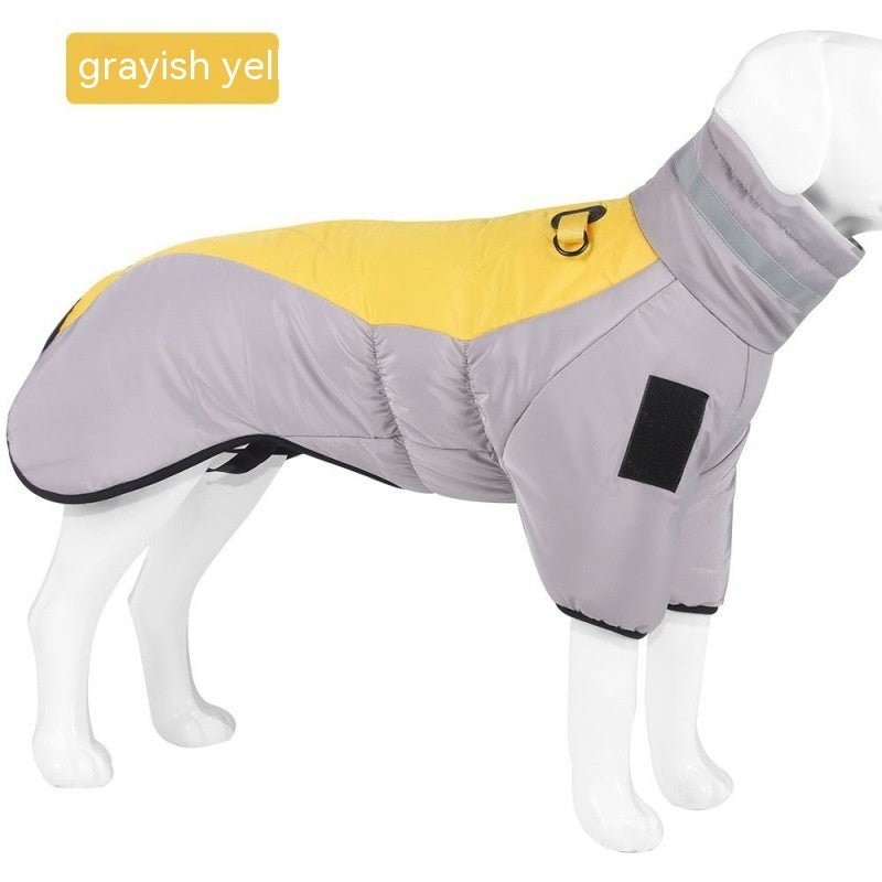 New Winter Dog Coat Waterproof Pet Clothes For Medum Large Dogs Warm Thicken Dog Vest Custome Labrador Jacket - Waggloo