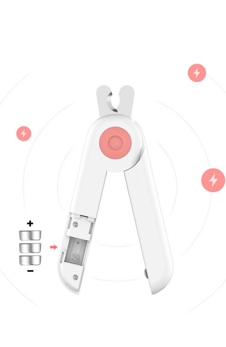 LED Pet Nail Clippers – Dog & Cat Nail Trimmer with Light - Waggloo