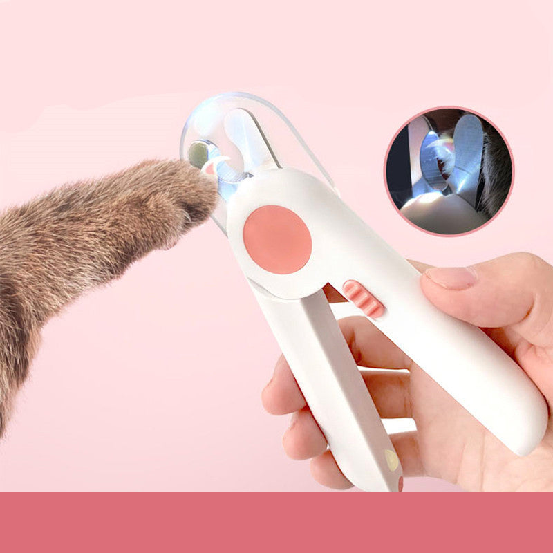 LED Pet Nail Clippers – Dog & Cat Nail Trimmer with Light - Waggloo