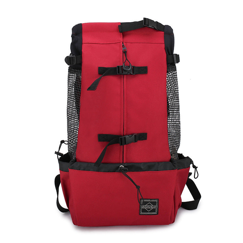 Portable Pet Dog Carrier Backpack – Travel & Outdoor Shoulder Bag - Waggloo